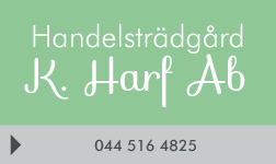 Handelsträdgård K. Harf Ab logo